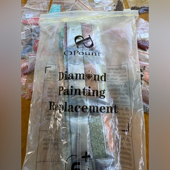 Diamond Painting Lot. Cow Wall Decor NWT Including Extra Rhinestones. - Picture 12 of 14